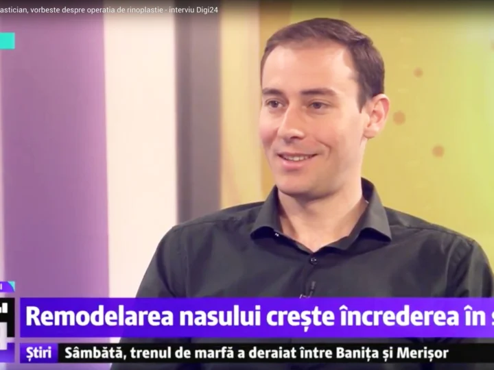 Dr.Radu Panturu Operatia de Rinoplastie Interviu Digi24